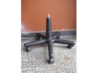 Crossing chair with wheels and gas shock absorber for an office chair - 1