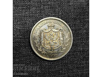 Moneda de argint 1 perper 1912 * Nicolae I * Muntenegru