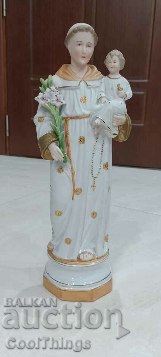 A large rare porcelain figurine