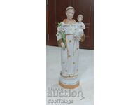 A large rare porcelain figurine