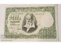 Spain 1000 pesetas 1951 year