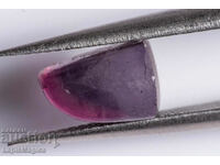 Two tone violet tourmaline 2.12ct polished