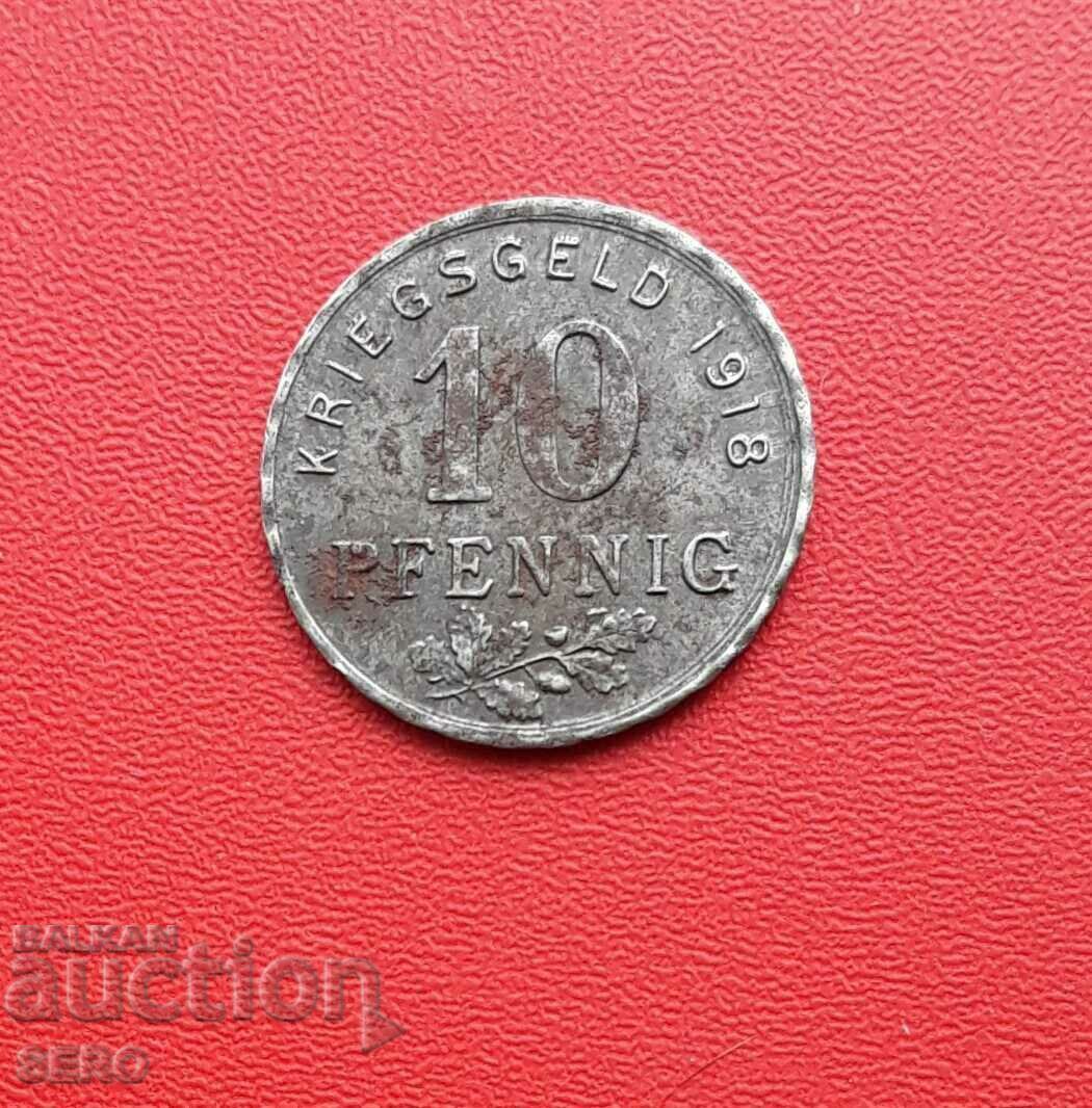 Germany-S.Rhine-Westphalia-Bochum-10 Pfennig 1918