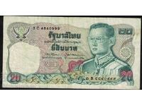 Thailanda 10 Baht 1980 Pick 87 Ref 0999