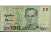 Thailand 20 Baht 2002 Pick 109 Ref 4659