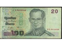 Thailand 20 Baht 2002 Pick 109 Ref 5639