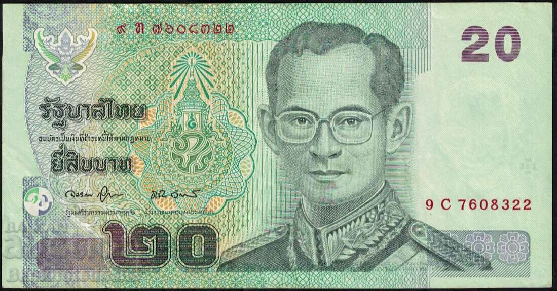 Thailand 20 Baht 2002 Pick 109 Ref 8322