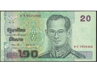 Thailanda 20 Baht 2002 Pick 109 Ref 8322