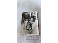 Photo Sofia Man and girl on a walk 1939