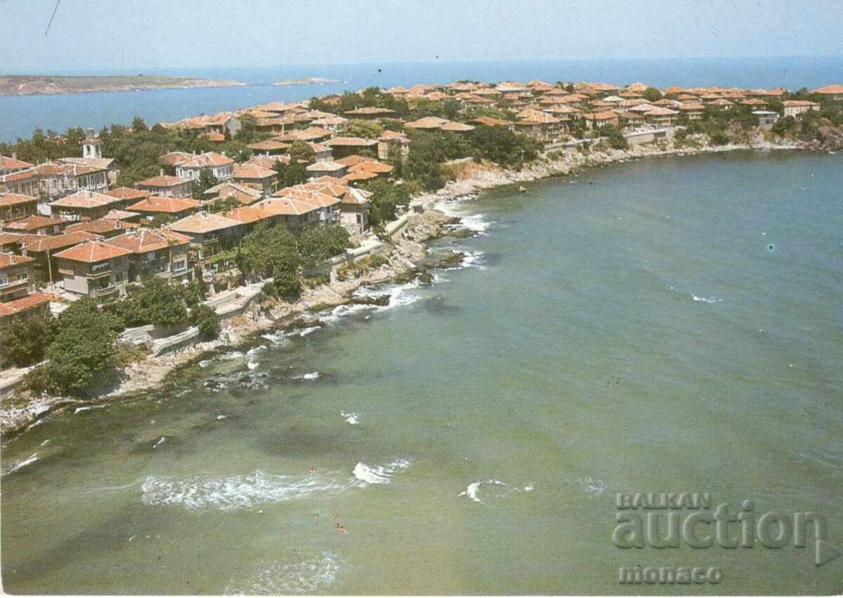 Old postcard - Sozopol, General view