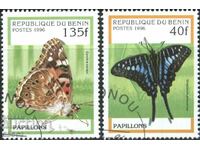 Timbre Fauna Insecte Fluturi 1996 din Benin