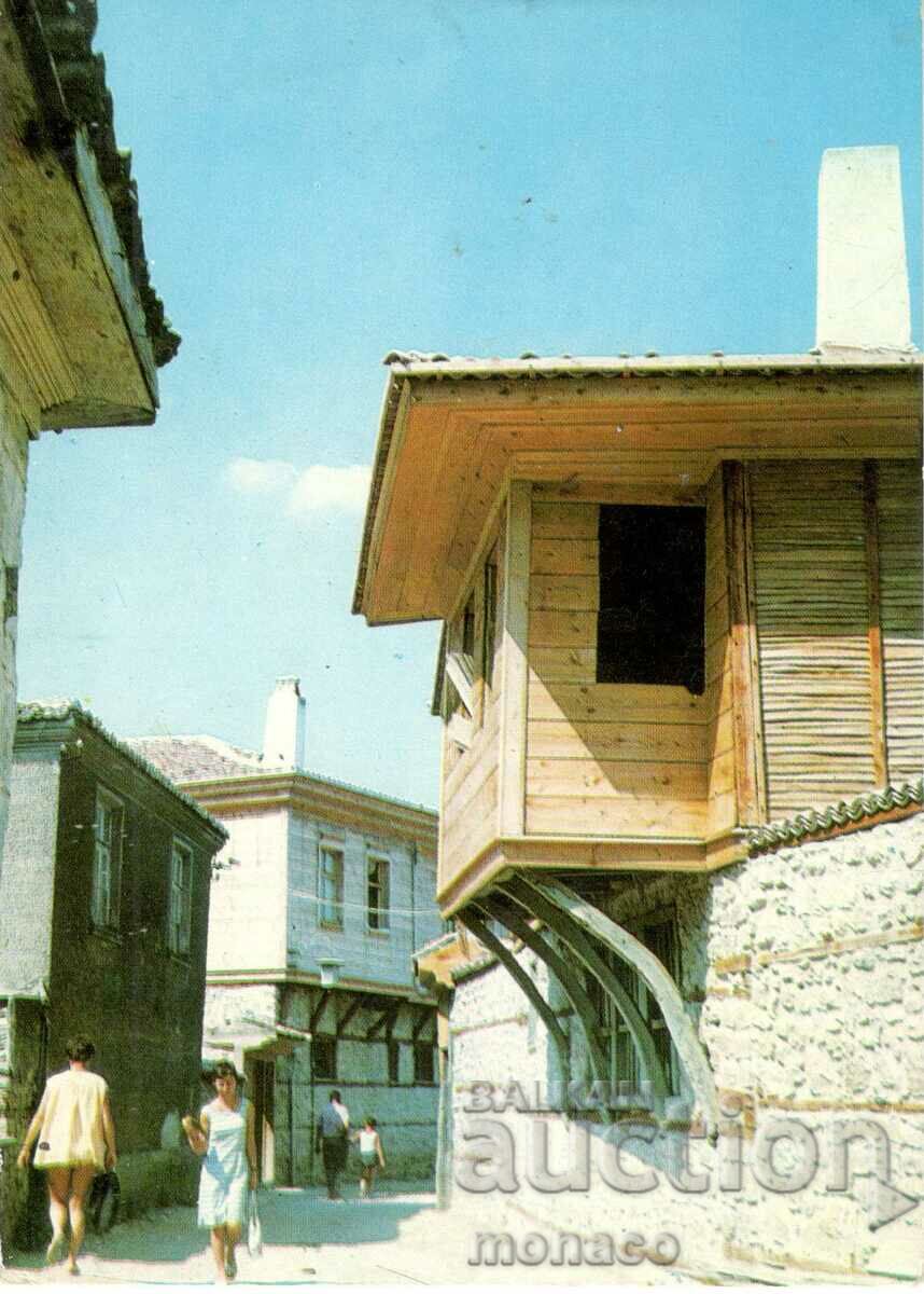 Old postcard - Nessebar, View