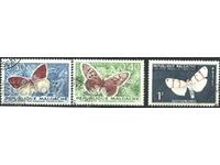 Stamps Fauna Insects Butterflies 1960 from Madagascar