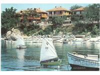 Old postcard - Nessebar, Fisherman's Quay