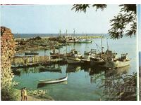 Old postcard - Nessebar, Port