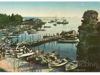 Old postcard - Nessebar, Port