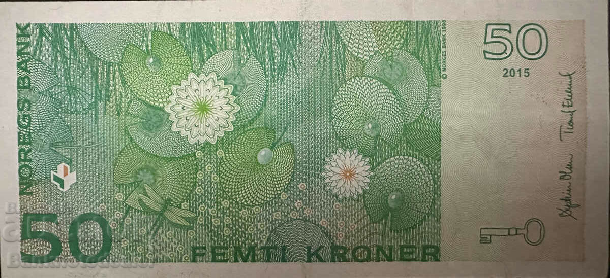 Norway 50 Kroner 2015 Pick 46a Ref 4296 with price 25.00 BGN | € 12.78 Norway 50 Kroner 2015 Pick 46a Ref 4296 with price 25.00 BGN | € 12.78