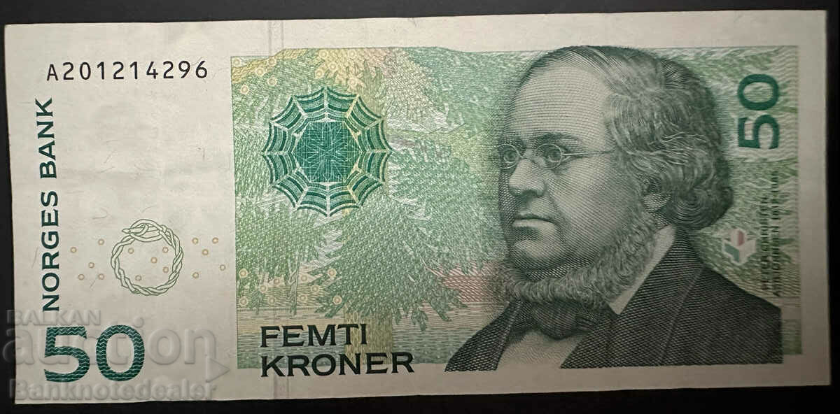 Norway 50 Kroner 2015 Pick 46a Ref 4296