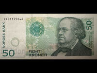 Norway 50 Kroner 2015 Pick 46a Ref 5046