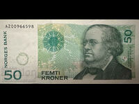 Norway 50 Kroner 2015 Pick 46a Ref 6598