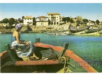 Old postcard - Nessebar, View