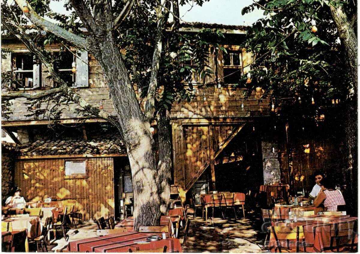 Old card - Nessebar, Restaurant "Lozarska kashta"