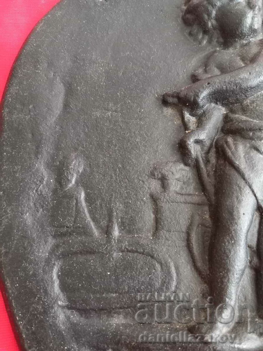 Auction Old Wall Bas-Relief, Panel ANGELS, Cherubs, Puti Picture Auction Old Wall Bas-Relief, Panel ANGELS, Cherubs, Puti Picture