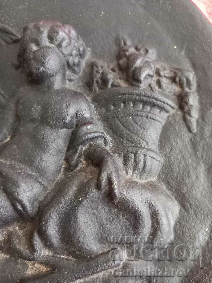 Delivery of Old Wall Bas-Relief, Panel ANGELS, Cherubs, Puti Picture Delivery of Old Wall Bas-Relief, Panel ANGELS, Cherubs, Puti Picture