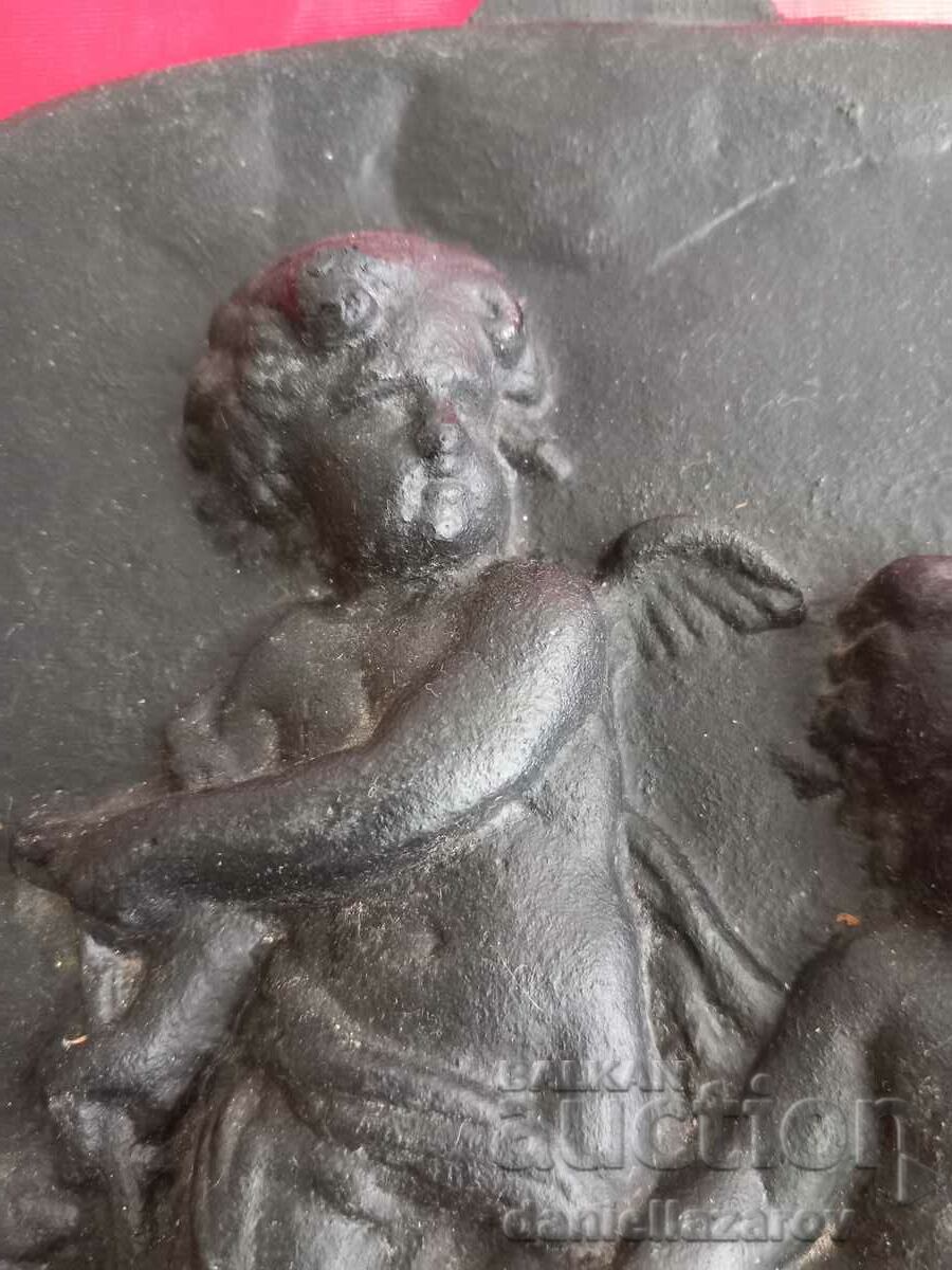 Old Wall Bas-Relief, Panel ANGELS, Cherubs, Puti Picture - 5 Old Wall Bas-Relief, Panel ANGELS, Cherubs, Puti Picture - 5