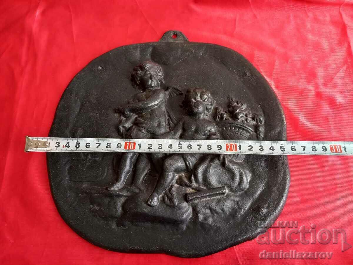 Old Wall Bas-Relief, Panel ANGELS, Cherubs, Puti Picture - 7 Old Wall Bas-Relief, Panel ANGELS, Cherubs, Puti Picture - 7