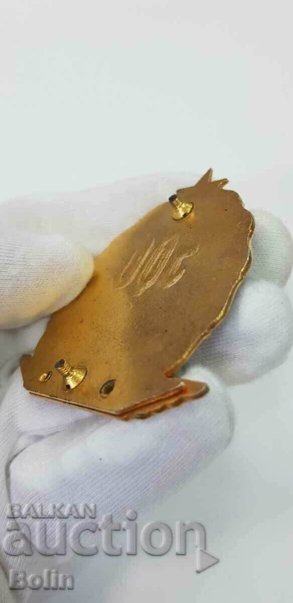 Collectible Hungarian Communist Badge Automotive 500 km. - 6