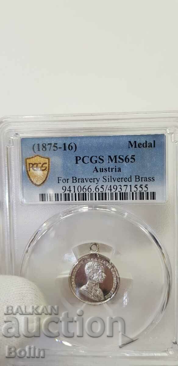 Delivery of MS 65 - Miniature for Medal of Valor - Franz Joseph-Austria Delivery of MS 65 - Miniature for Medal of Valor - Franz Joseph-Austria