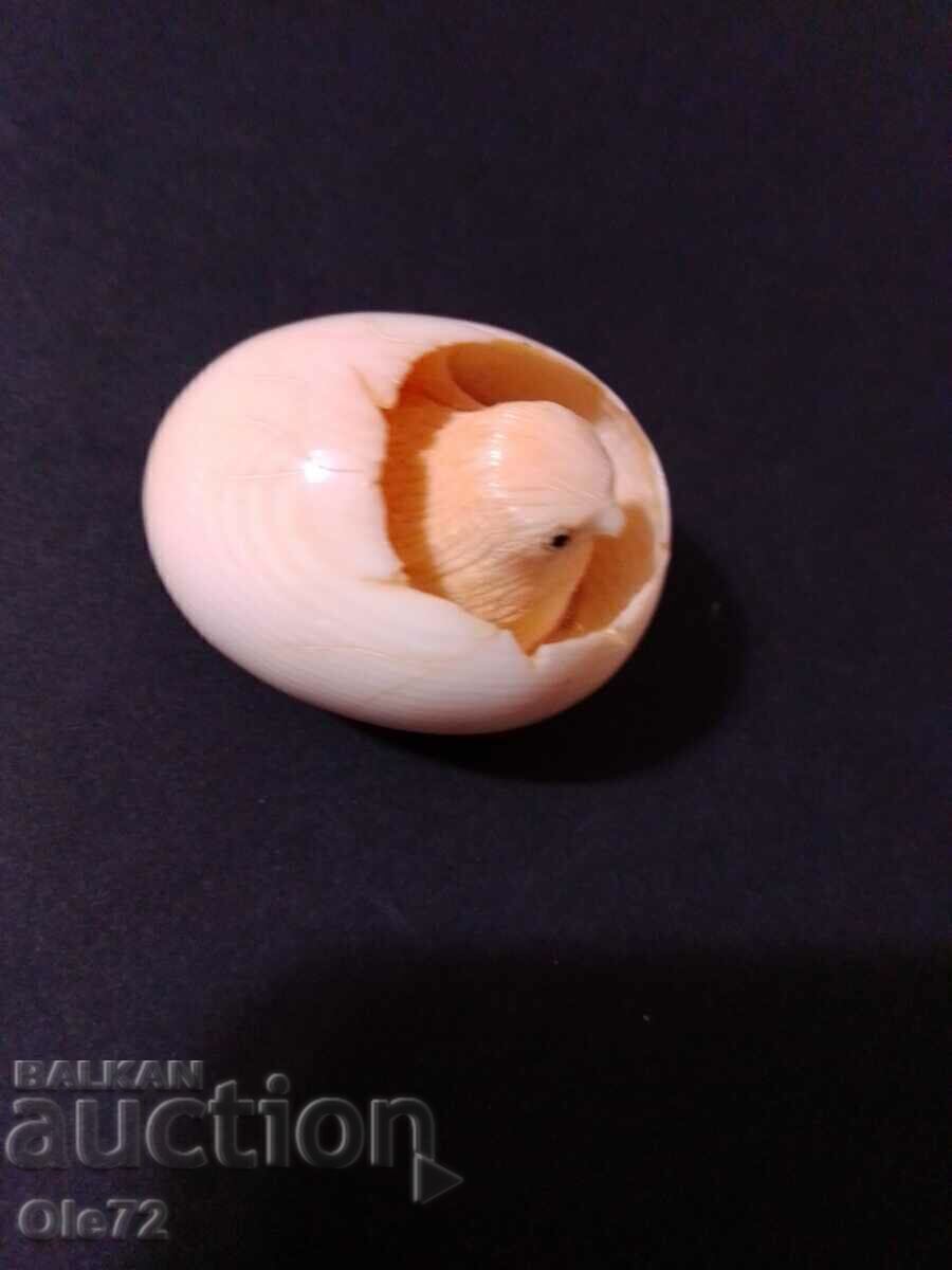 Necktie, egg - ivory