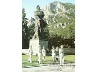 Old postcard - Vratsa, Monument "Hristo Botev"