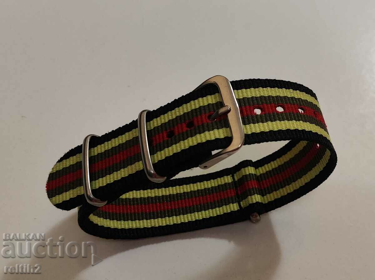 Textile strap 20mm Nato with price 15.00 BGN | € 7.67 Textile strap 20mm Nato with price 15.00 BGN | € 7.67