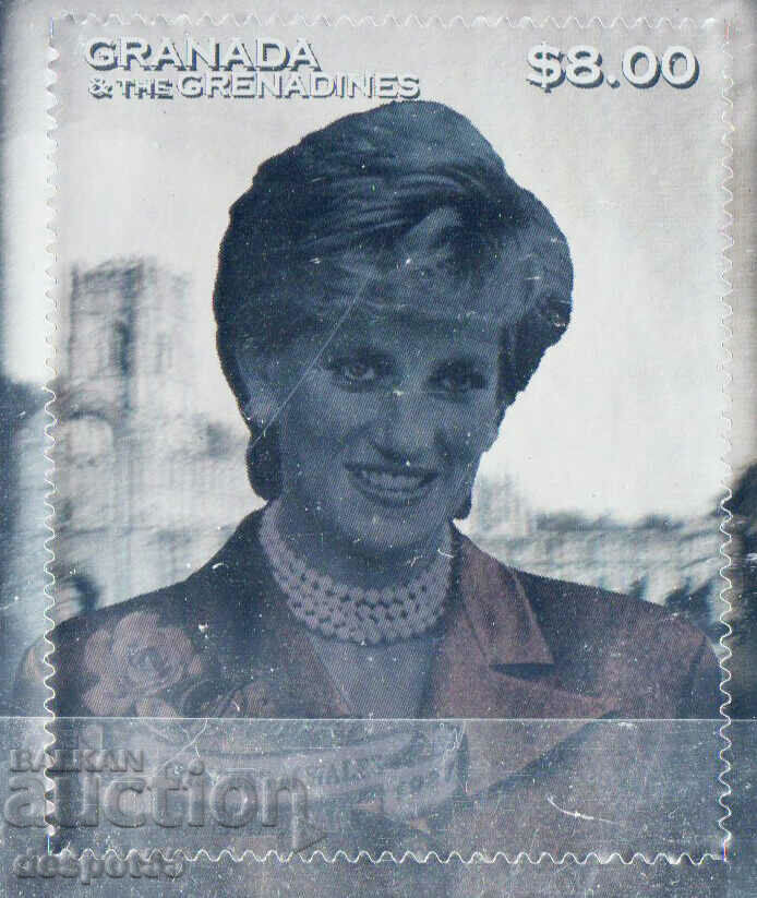 1998 Grenada Grenadines. First anniversary of Diana's death.