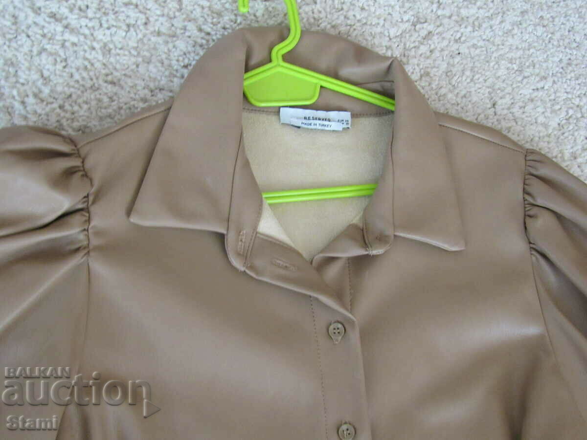 Women's leather tunic Reserved size 38, new - 6