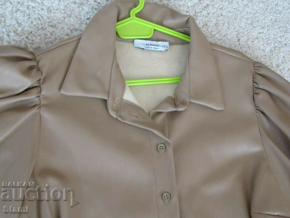 Women's leather tunic Reserved size 38, new - 7