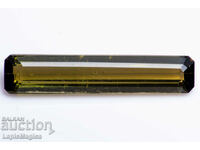 Green tourmaline 2.99ct baguette cut