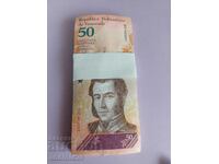 50 Bolivar, Venezuela, Banknote, Bundle, UNC