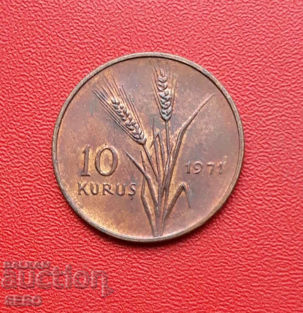 Τουρκία-10 kuruş 1971 F.A.O