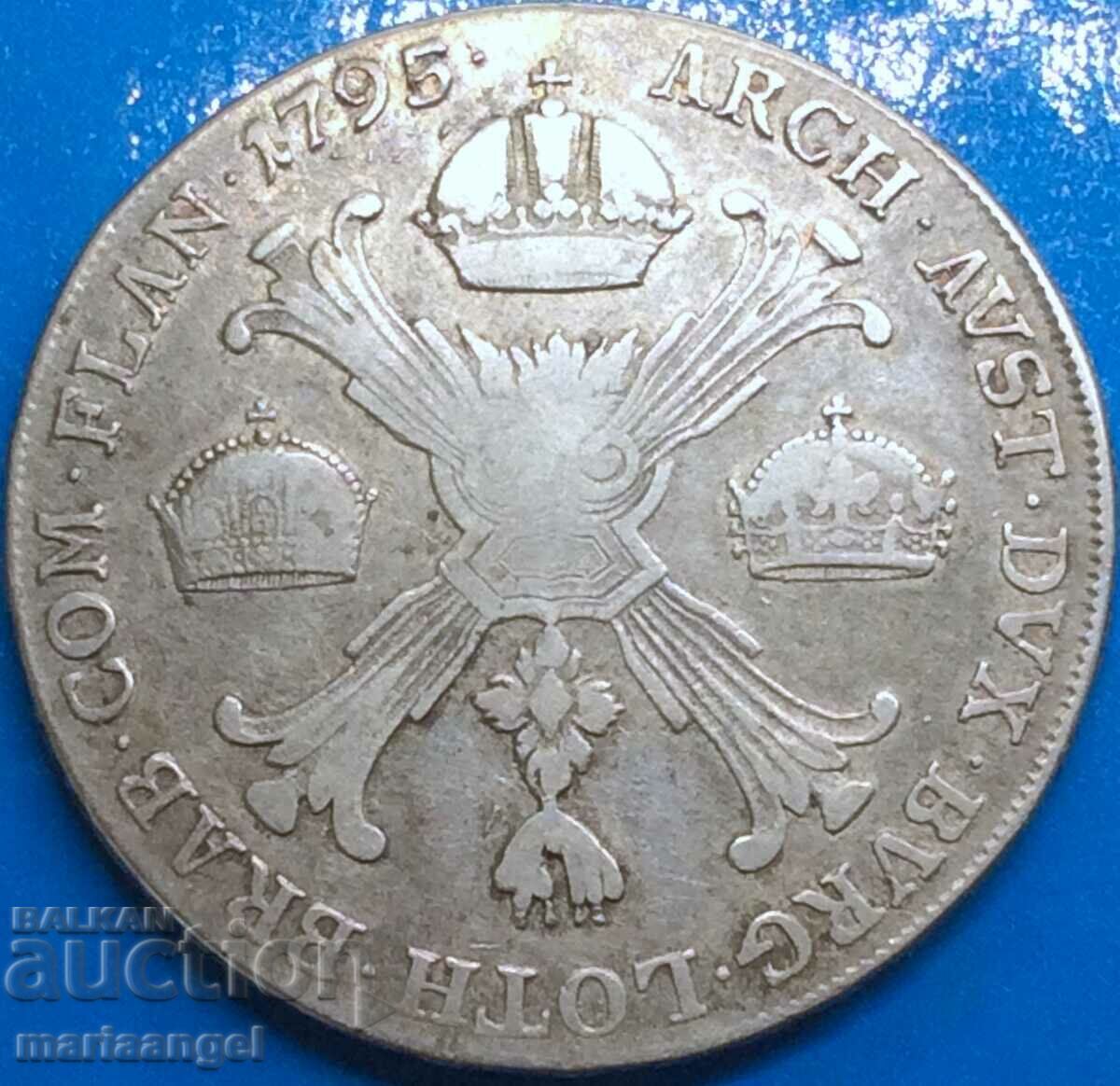 1/4 thaler 1795 B - Αυστρία για Σλοβακία 29mm Franz Isrebro