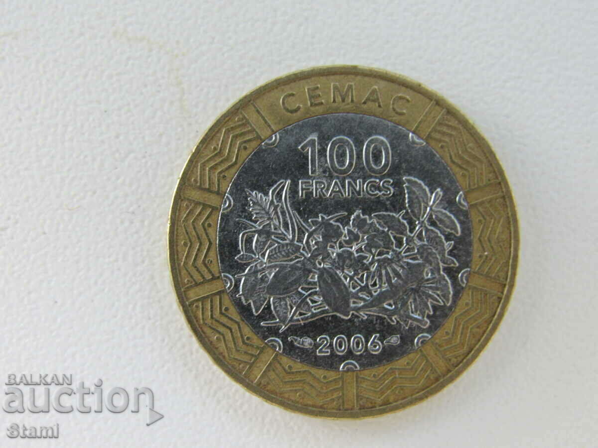 Auction Central African States - 100 francs, 2006 - 99D Auction Central African States - 100 francs, 2006 - 99D