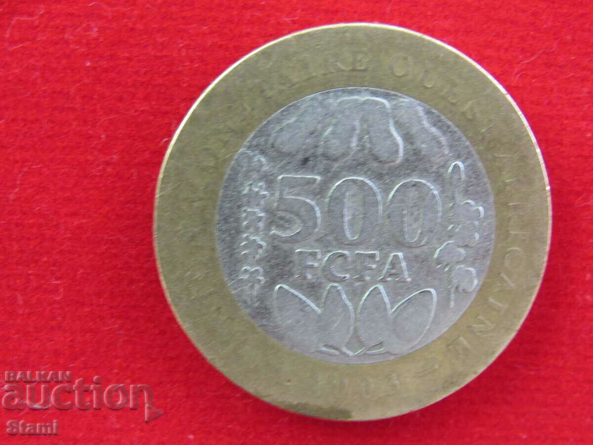 West African States, 500 Sefa Francs, 2003, 607D with price 2.90 BGN | € 1.48 West African States, 500 Sefa Francs, 2003, 607D with price 2.90 BGN | € 1.48