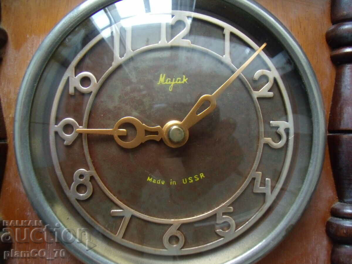 #*7671 old Russian desk clock - Majak with price 60.00 BGN | € 30.68 #*7671 old Russian desk clock - Majak with price 60.00 BGN | € 30.68