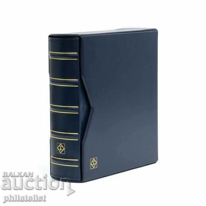 album for 200 FDC envelopes, Leuchtturm cards blue album for 200 FDC envelopes, Leuchtturm cards blue