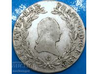 Austria 20 Kreuzer 1804 C - Praga Franz II argint