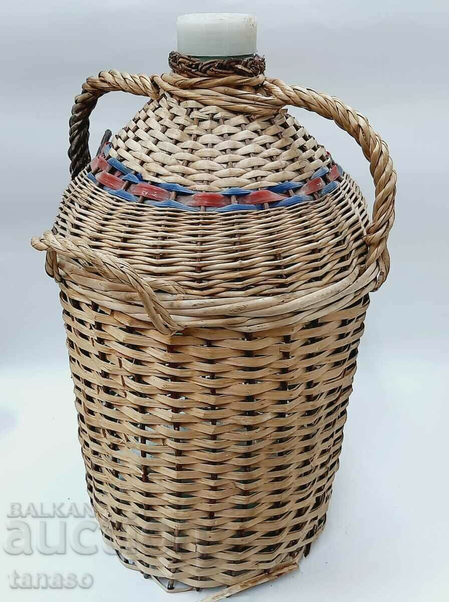 Large old glass demijohn (2.1) - 6 Large old glass demijohn (2.1) - 6