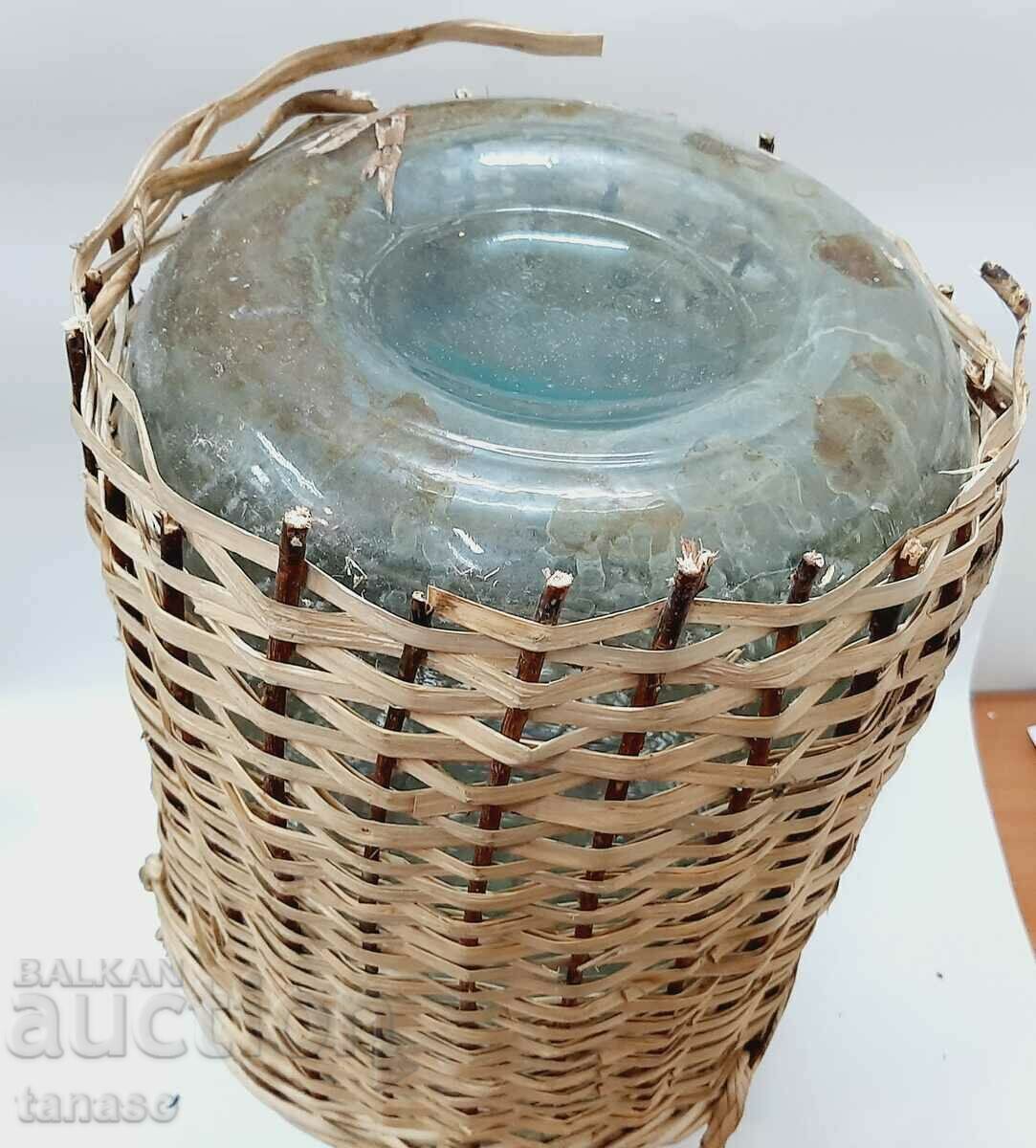 Large old glass demijohn (2.1) - 7 Large old glass demijohn (2.1) - 7