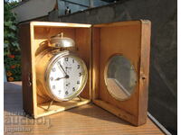 German alarm clock GUSTAV BECKER Kingdom of Bulgaria